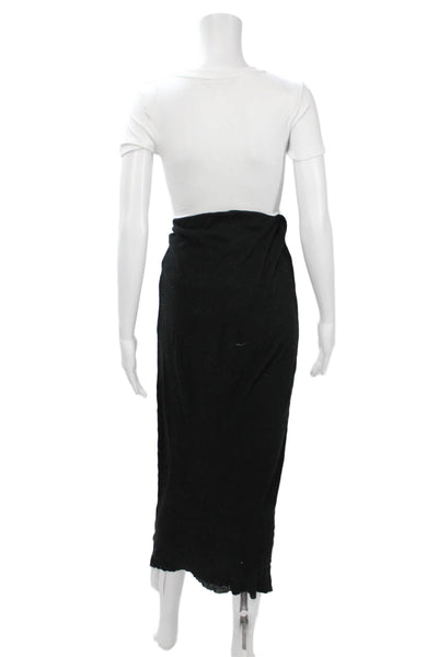Standard James Perse Womens Straight Pencil Long Black Skirt Size 1