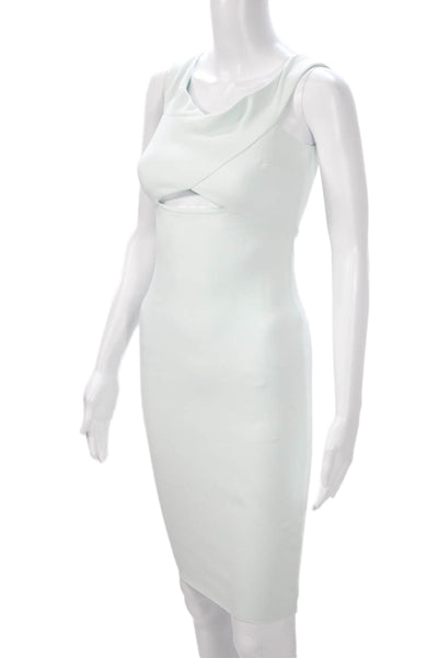 Bec & Bridge Womens Bodycon Sheath Light Blue Knee Length Dress Size 2