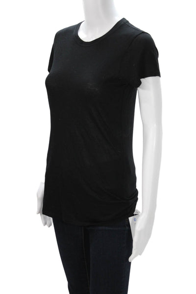 Vince Womens Basic Black T Shirt Size S