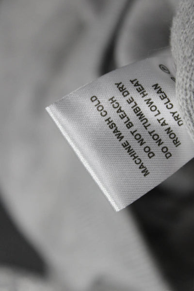 One Grey Day Unisex Sweat Shorts Gray Drawstring 60% Cotton 40% Viscose Size S