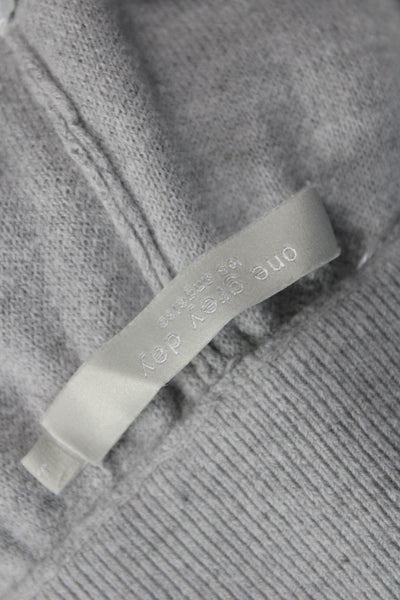 One Grey Day Unisex Sweat Shorts Gray Drawstring 60% Cotton 40% Viscose Size S