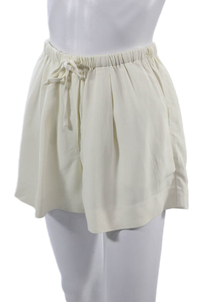 Solid & Striped Unisex Beige Drawstring Beach Shorts Size S