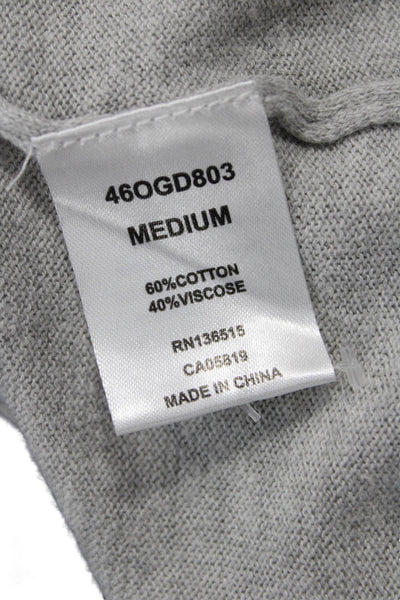 One Grey Day Women Basic Gray Sleeveless Round Neck Tank Size XS