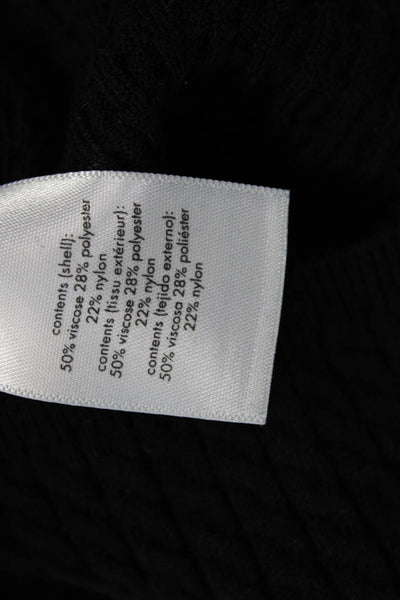 We Wore What Womens Basic High Neck Sleeveless Tank Black Size XS
