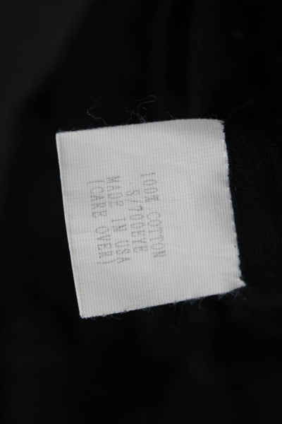 Scoop Women Tank Mini Dress Black Square Neck 100% Cotton Size M
