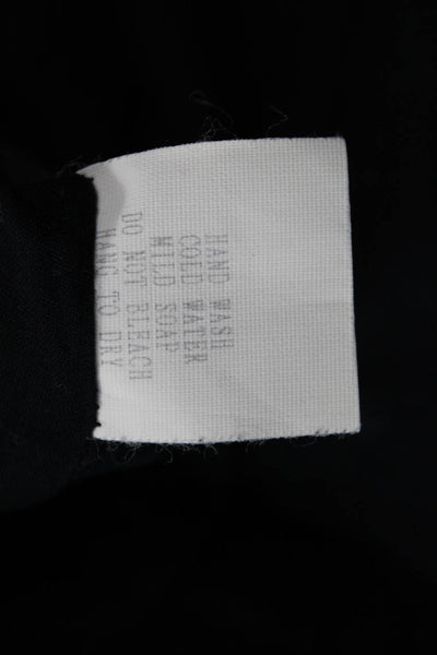 Scoop Women Tank Mini Dress Black Square Neck 100% Cotton Size M