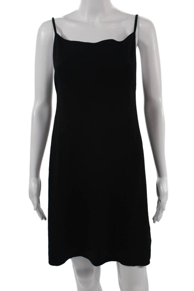 Zara Womens Slip Dress Black Sleeveless 90s Short Size L