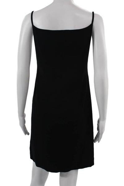 Zara Womens Slip Dress Black Sleeveless 90s Short Size L