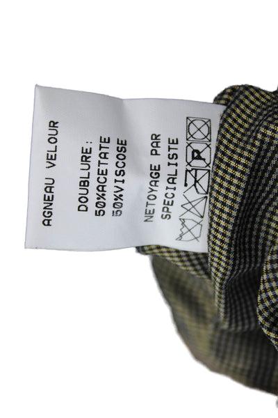 Vent Couvert Womens Mini A-Line Skirt Tan Polyester Rayon Size 40