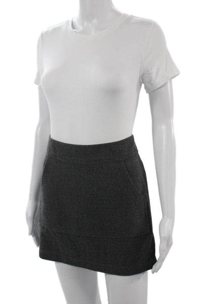 Laundry by Shelli Segal Women Mini Pencil Skirt Dark Gray Size 4