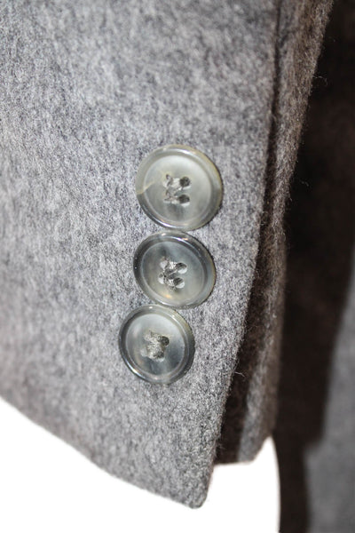 Christian Aujard Mens Gray Camel Hair Blend Sport Coat Classic Size 40