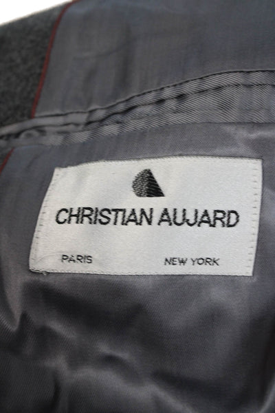 Christian Aujard Mens Gray Camel Hair Blend Sport Coat Classic Size 40