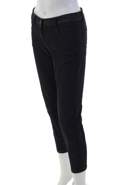 Theory Women Dark Blue Cropped Ankle Pants Size 0