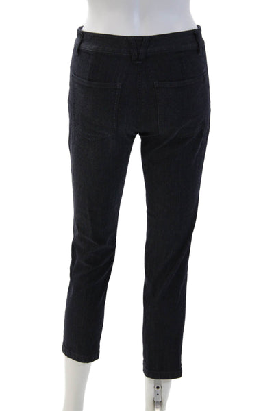 Theory Women Dark Blue Cropped Ankle Pants Size 0