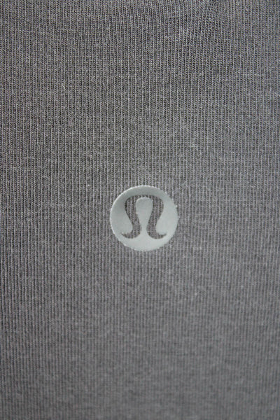 Lululemon Womens Basic Black Cotton Crew Neck Short Sleeve T Shirt Size S