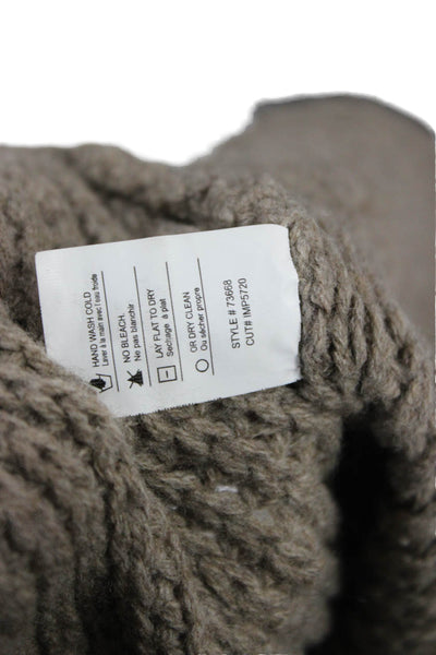 Vince Unisex Brown Turtleneck Pullover 50% Yak 50% Wool Size XS