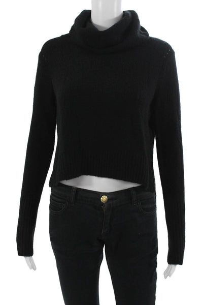 Allsaints Unisex Pullover Turtleneck Black Long Sleeve Size S
