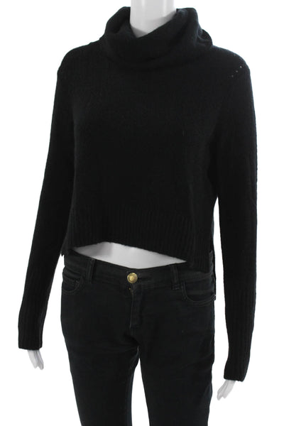 Allsaints Unisex Pullover Turtleneck Black Long Sleeve Size S