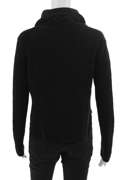 Allsaints Unisex Pullover Turtleneck Black Long Sleeve Size S
