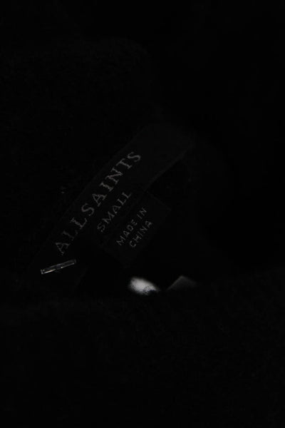 Allsaints Unisex Pullover Turtleneck Black Long Sleeve Size S