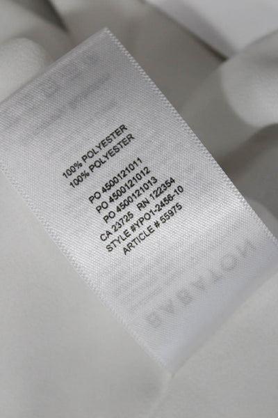 Babaton Womens White V-Neck Sleeveless Basic Tank Polyester Size XL
