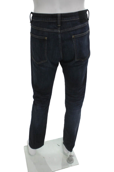 Neuw Men's Skinny Tapered Dark Blue Jeans Size 34