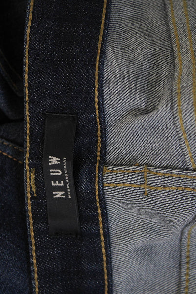 Neuw Men's Skinny Tapered Dark Blue Jeans Size 34