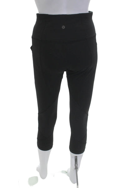 Lululemon Women Capri Cropped Leggings Pants Black Size 8