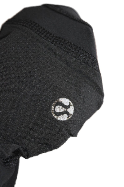 Lululemon Womens Black Capri Cropped Skull Graphic Leggings Size 6