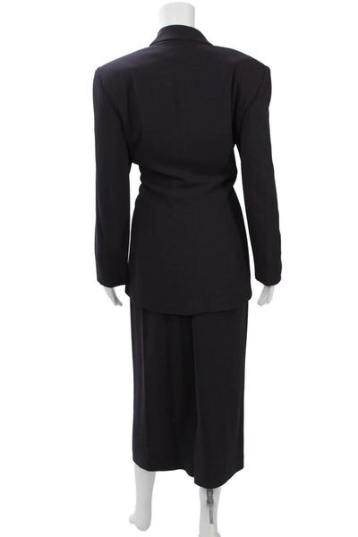 Jones New York Women Black Button 2 Piece Suit Long Sleeve 90s Size 12