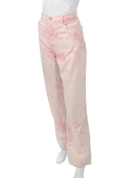 Reformation Womens Jogger Pants Beige High Rise Denim Size 30