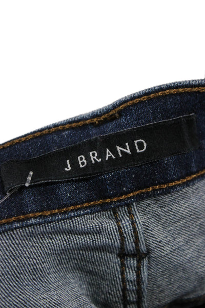 J Brand Women Skinny Ankle Jeans Dark Blue Petites Size 23