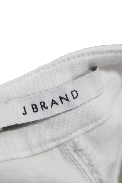 J Brand Womens White Cropped Ankle Jeggings Size 23