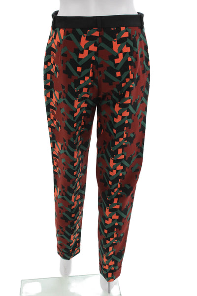 Missoni Unisex Ankle Dress Pants Black Geometric 100% Polyester Size 40