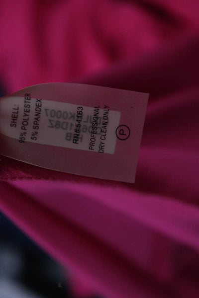 Calvin Klein Women Shirt Dress Pink Long Sleeve Collared Button Size 10