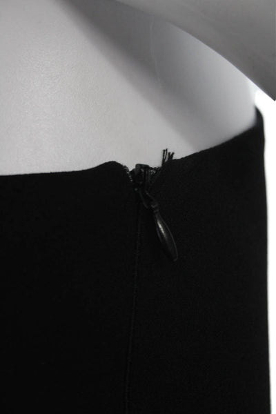 Lulus Womens Bodycon Sheath Dress Black Sleeveless Mid Calf Zip Size XS
