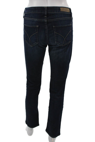 Calvin Klein Jeans Women Dark Blue Straight Jeans Size 25