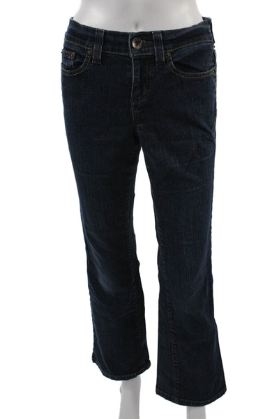DKNY Jeans Womens Bootcut Dark Blue Petite Size 2