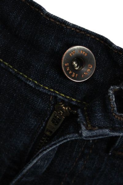 DKNY Jeans Womens Bootcut Dark Blue Petite Size 2