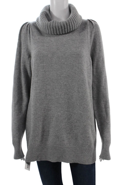 Dorothee Schumacher Unisex Gray Wool Turtleneck Pullover Sweater Size M