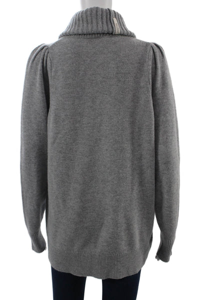 Dorothee Schumacher Unisex Gray Wool Turtleneck Pullover Sweater Size M