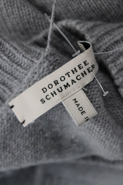Dorothee Schumacher Unisex Gray Wool Turtleneck Pullover Sweater Size M