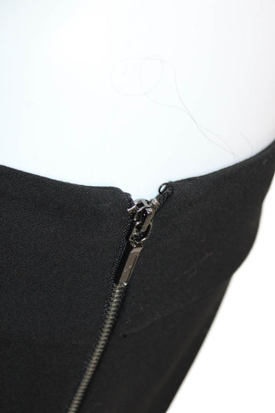 Artelier Nicole Miller Womens Black Dress Pants Zip Inseam 32 Size S