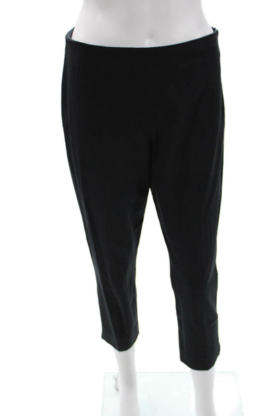 Elie Tahari Women Ankle Cropped Black Pants Size 4