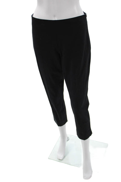 Elie Tahari Women Ankle Cropped Black Pants Size 4