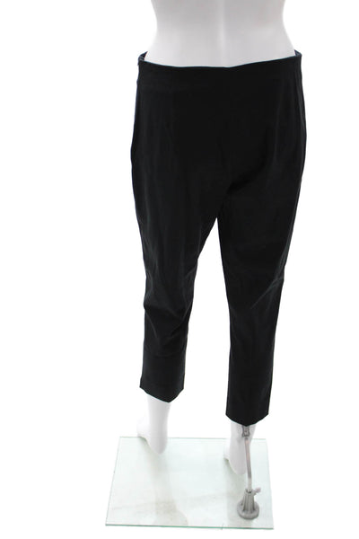 Elie Tahari Women Ankle Cropped Black Pants Size 4