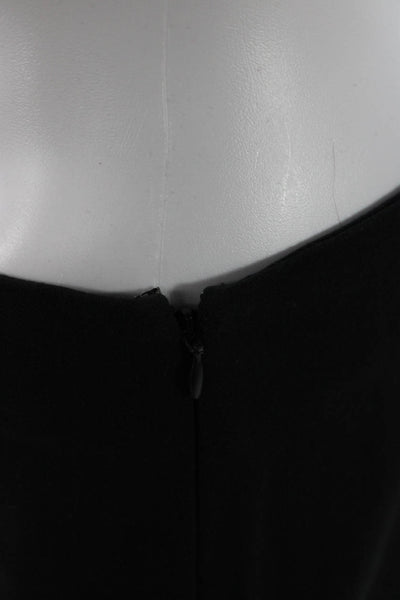 Elie Tahari Women Ankle Cropped Black Pants Size 4