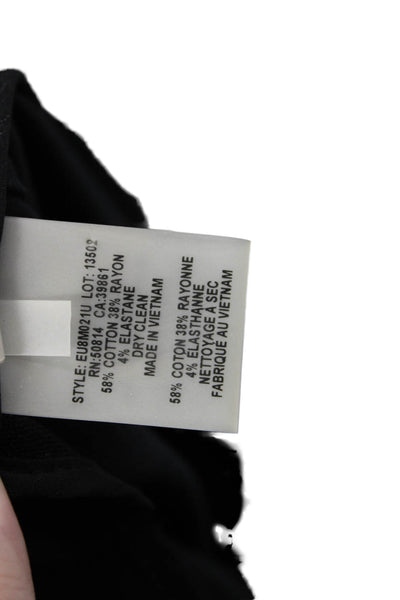 Elie Tahari Women Ankle Cropped Black Pants Size 4