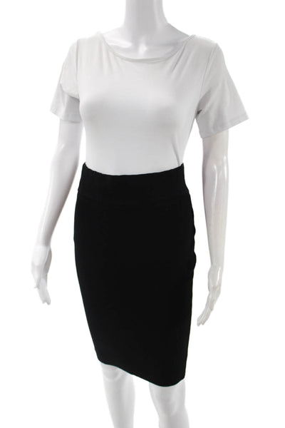 Milly Womens Straight Pencil Skirt Black Size S