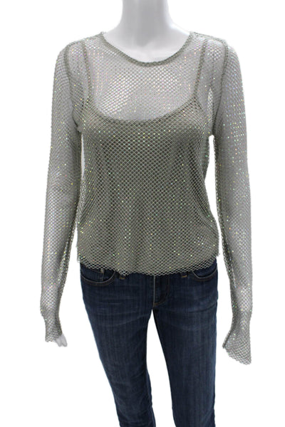 Sunday In Brooklyn Womens Gray Boho Camisole Rayon Spandex Size XS